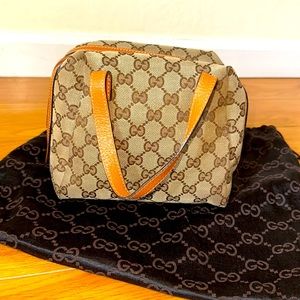 Mini bag Gg handbag Gucci 124542 orange/beige